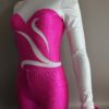 L-Design Hotpant Metall Lycra blau